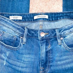 VIGOSS Dark Wash Jagger Sunny Rip Jeans Sz  28